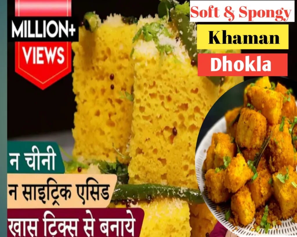 खमन ढोकला रेसिपी|बेसन का ढोकला रेसिपी| Khaman Dhokla Recipe In Hindi|Besan Dhokla Recipe In Hindi | Tam Tam Dhokla recipe in hindi